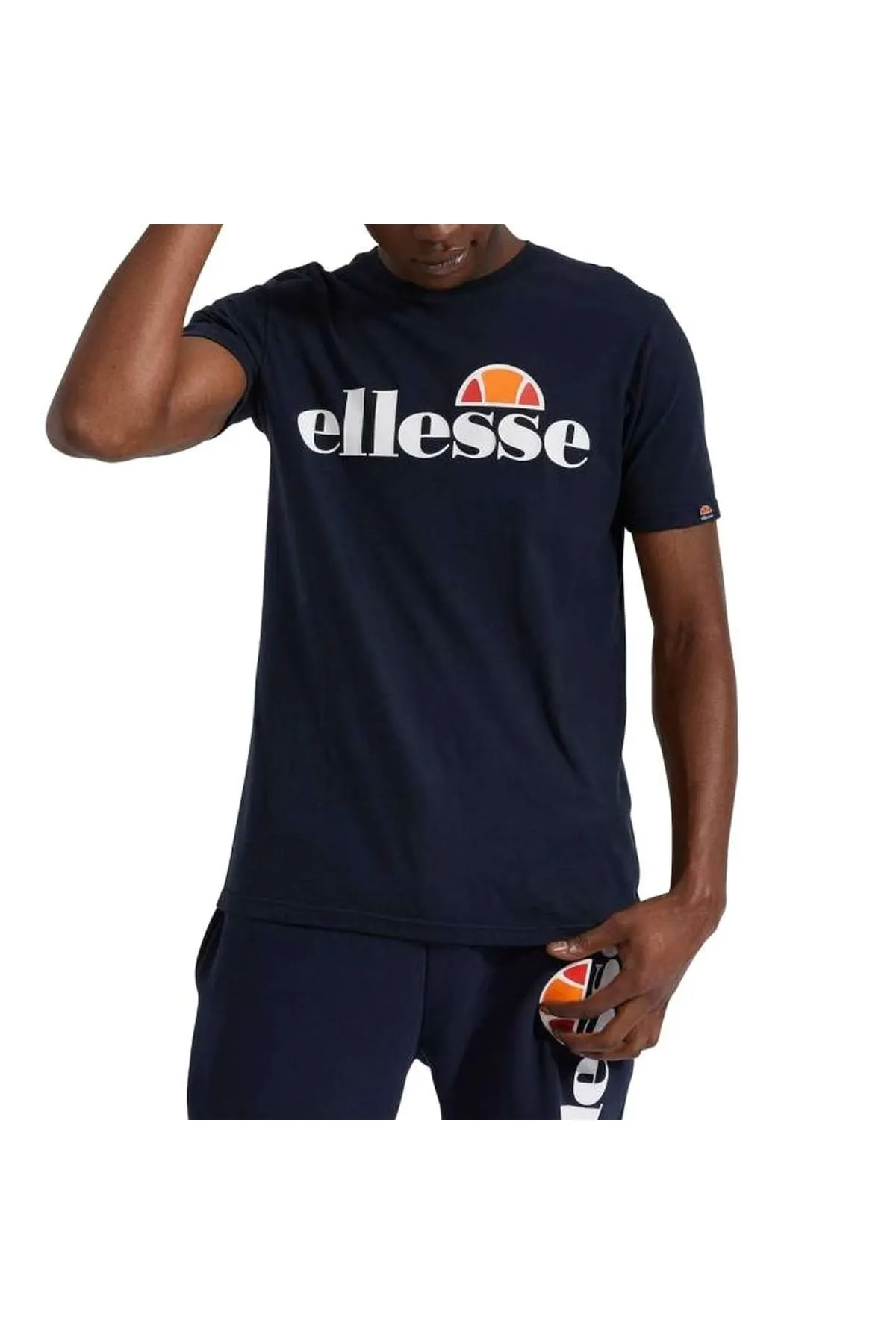 Ellesse  Herren T-Shirt SL PRADO TEE - Kurzarm, Crewneck, Rundhals, Logo-Print