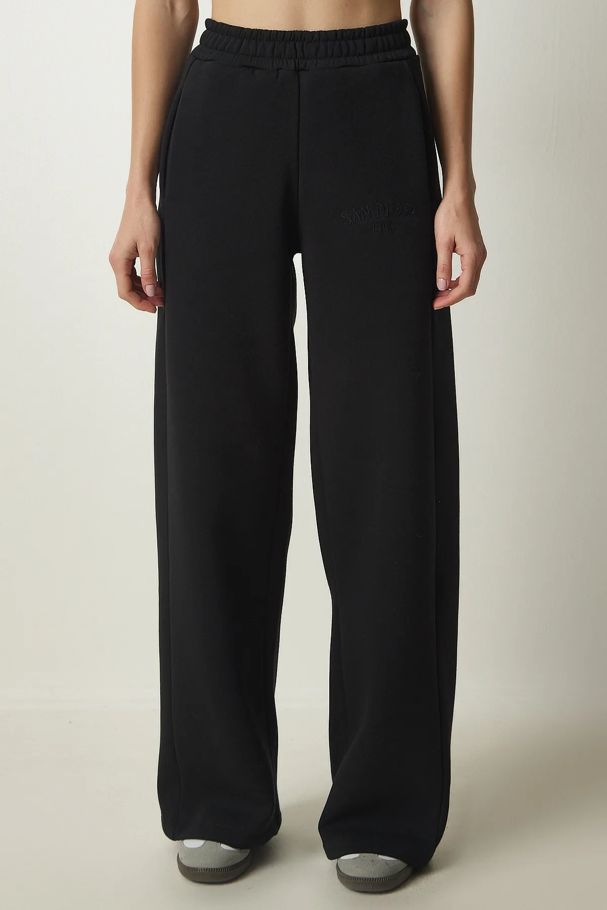 Happiness İstanbul  Jogginghose - Schwarz - Wide Leg