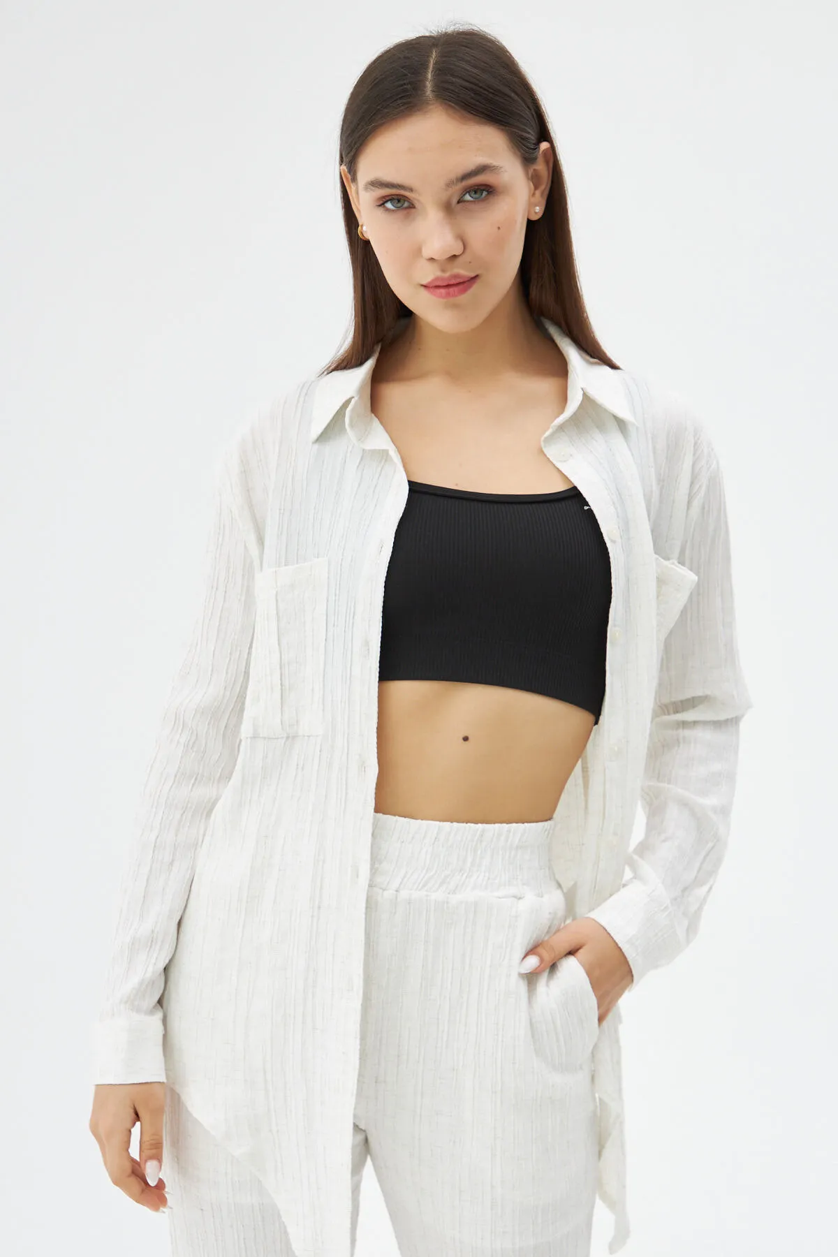 Laluvia  Zweiteiler - Beige - Regular Fit