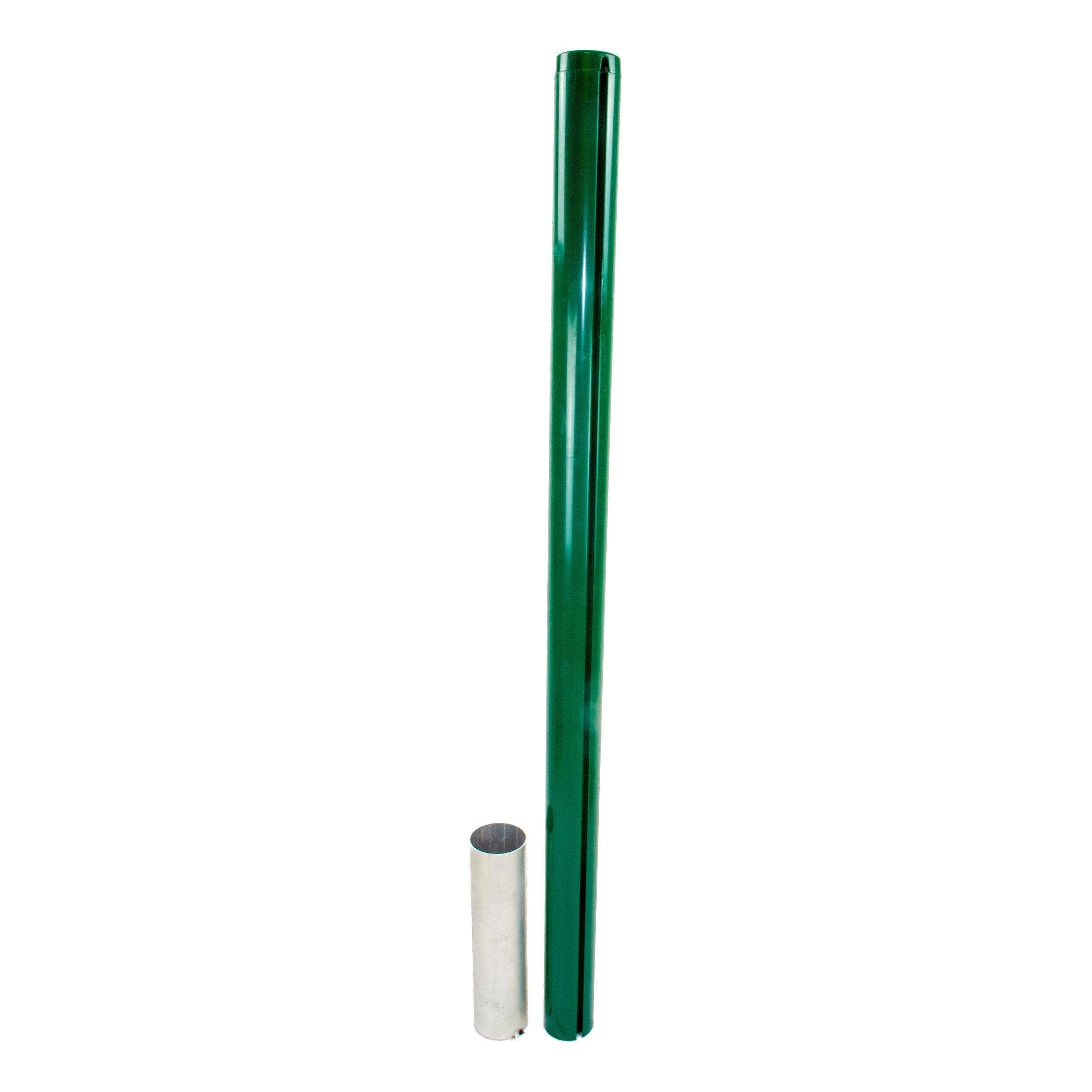 ASS Tennisnetzpfosten 83mm Rund, Aluminium - Dunkelgrün