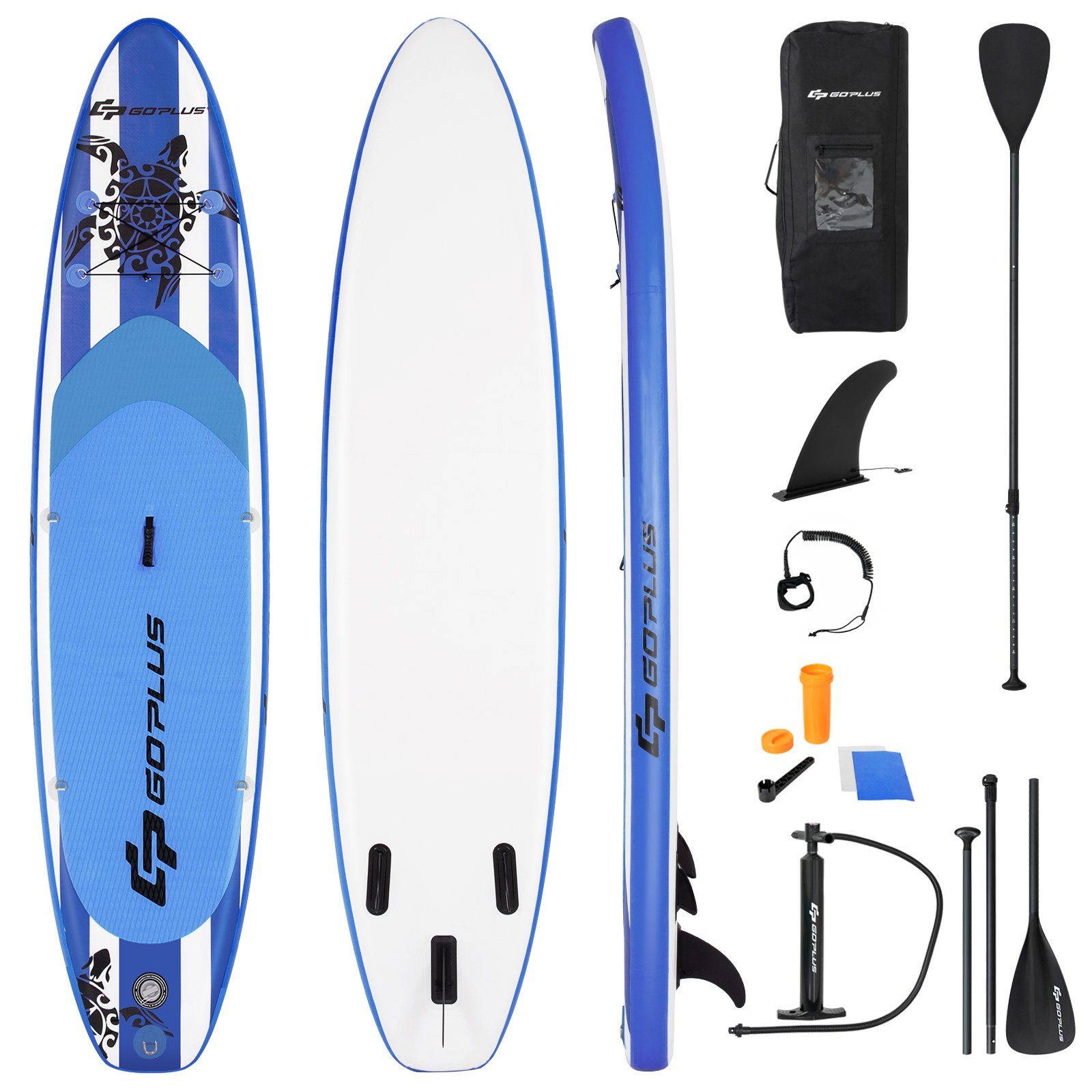 COSTWAY SUP-Board Stand Up Paddling Board, mit Sitz, bis 150kg