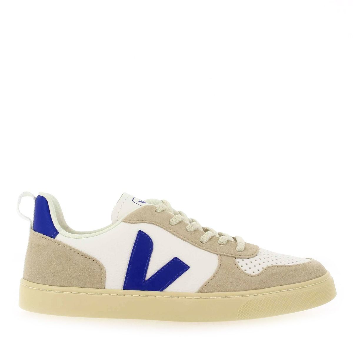 Veja  V10 LACES - Blanc Bleu