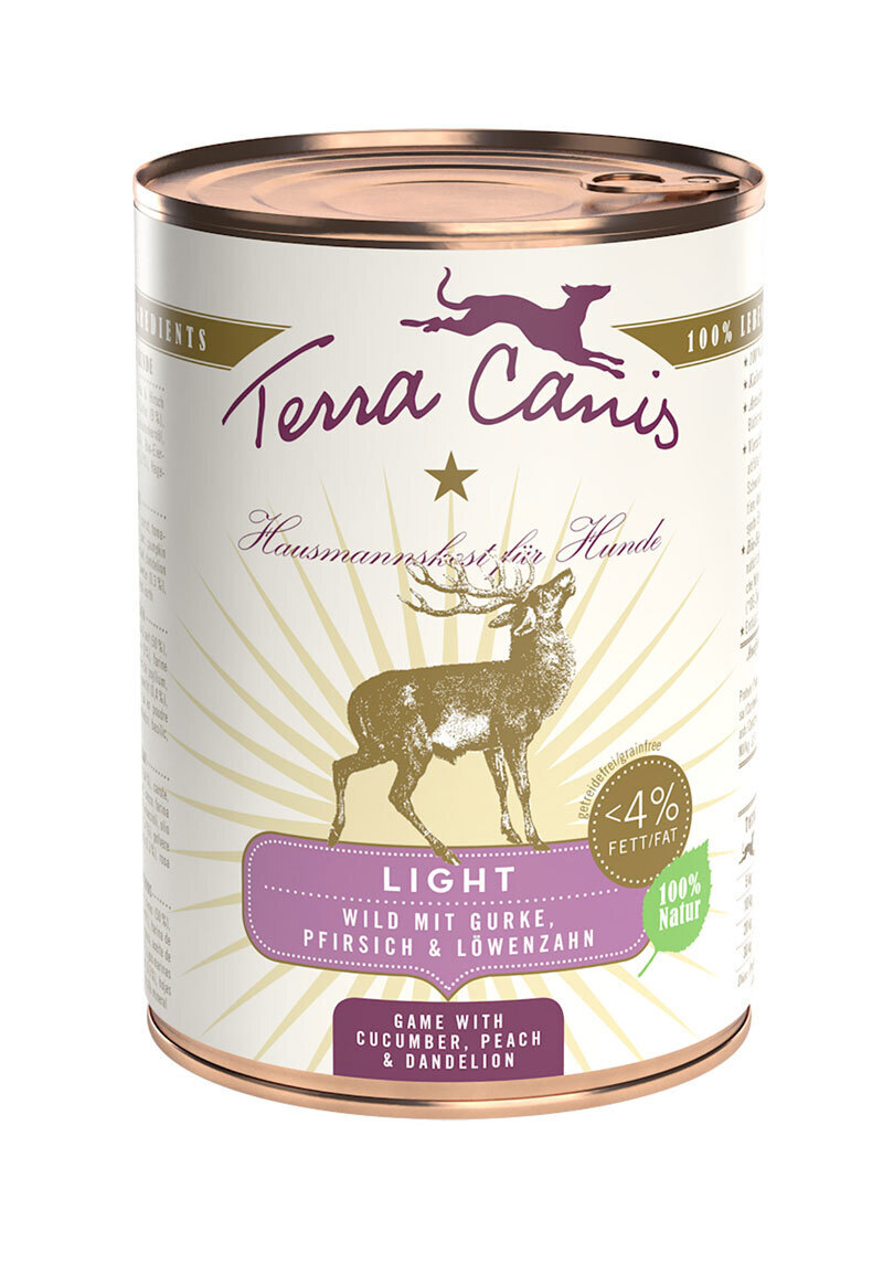 Terra Canis Hundenassfutter Terra Canis Light 6x400g Wild