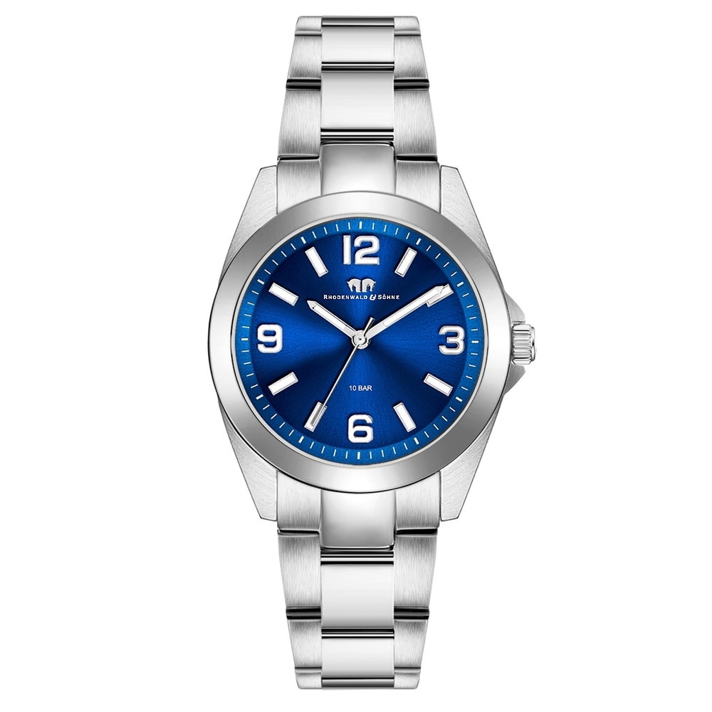Rhodenwald & Söhne Montre à quartz Majestia en Argent Acier inoxydable en Argent Montre
