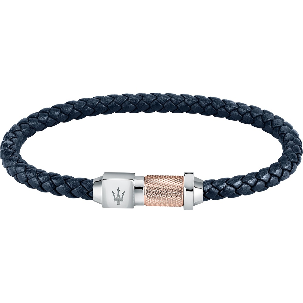 Maserati Bracelet Acier inoxydable, Cuir, recyclé Bracelet