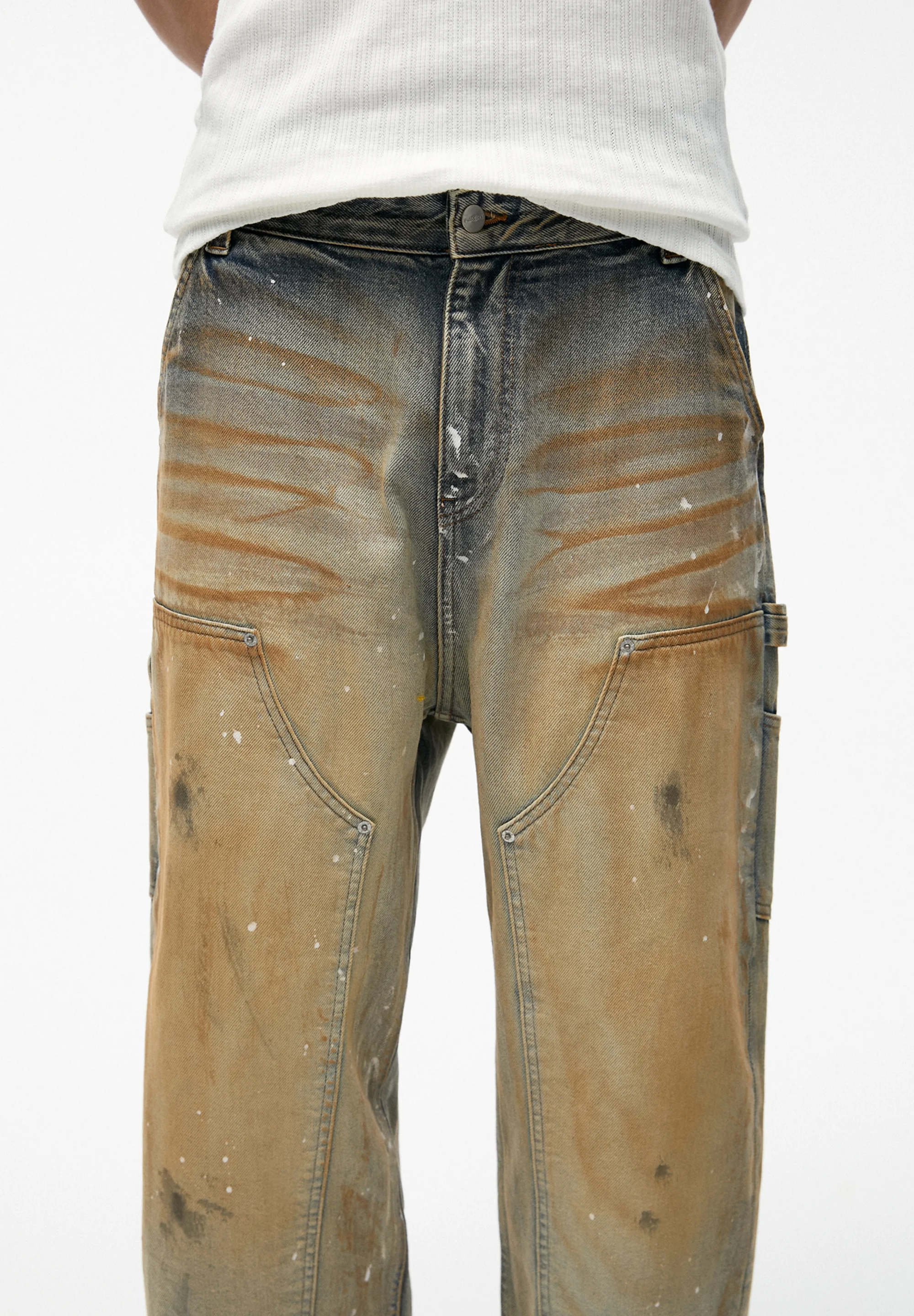 PULL&BEAR LAVADO - Vaqueros holgados