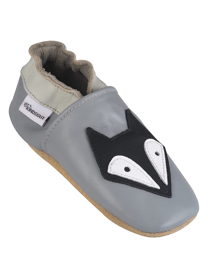 Kindsgut Leder-Krabbelschuhe 