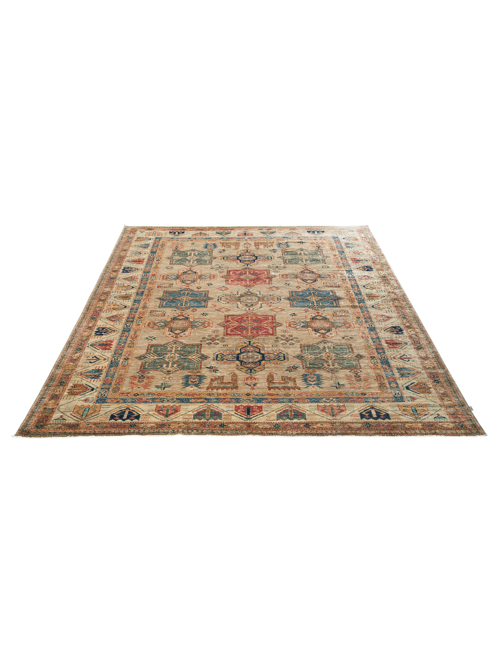 Kazak Ghazni ca. 246 x 317 cm, Unikat / Einzelstück