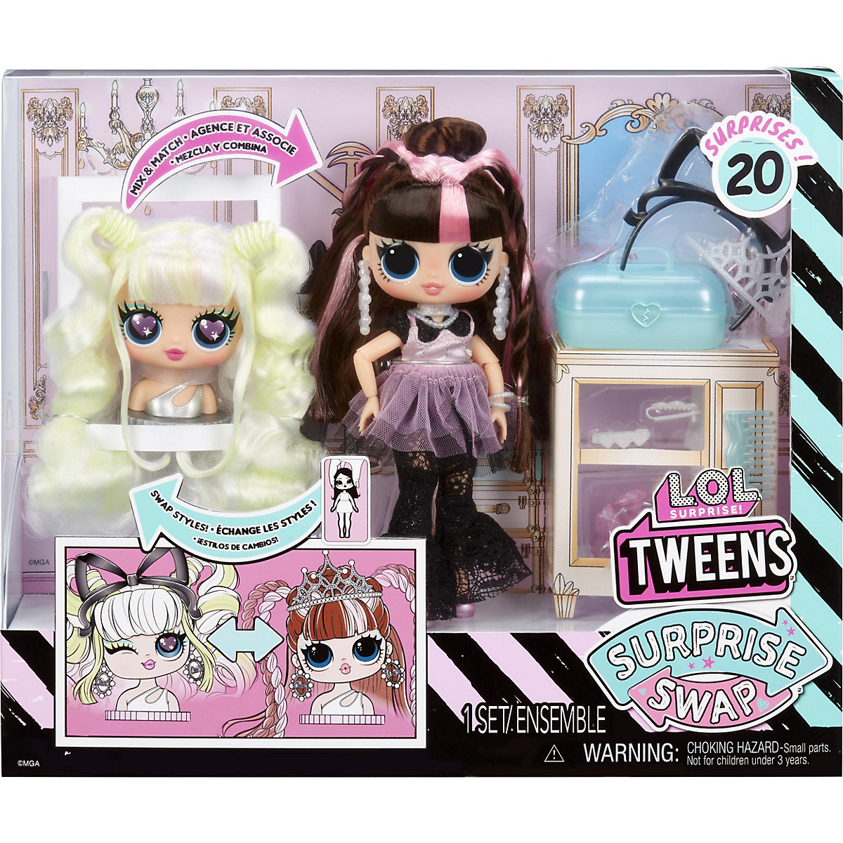 L.O.L. Surprise Tweens Surprise Swap Fashion Puppe Serie 1 - Bronze-2 - Blonde Billie