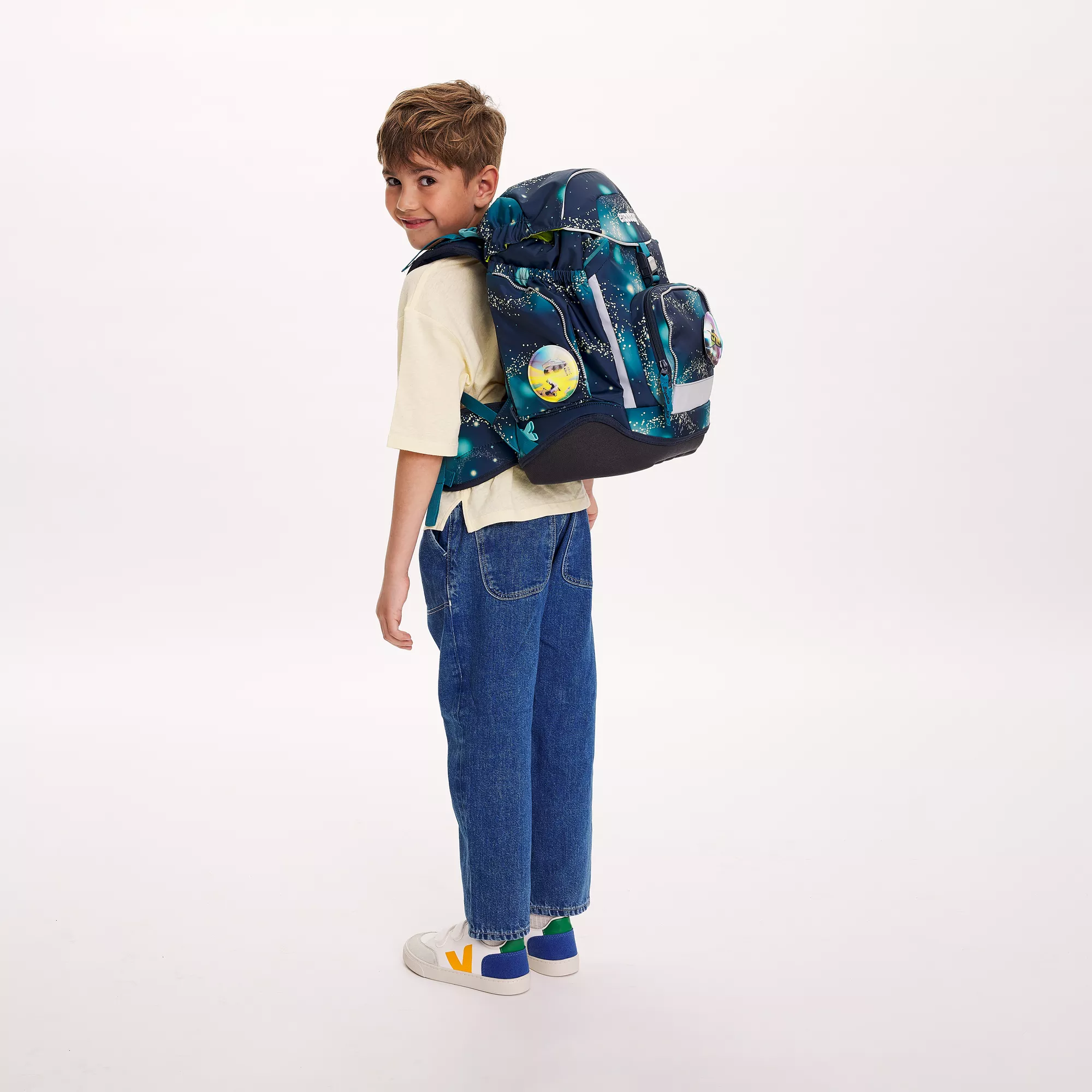 ergobag Schulrucksack-Set Raumfahrbär