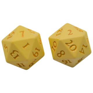 UP - Vivid Heavy Metal Dice: Yellow
