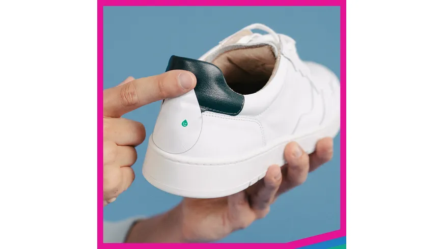 Shoedrops Fersenkappenschutz weiß