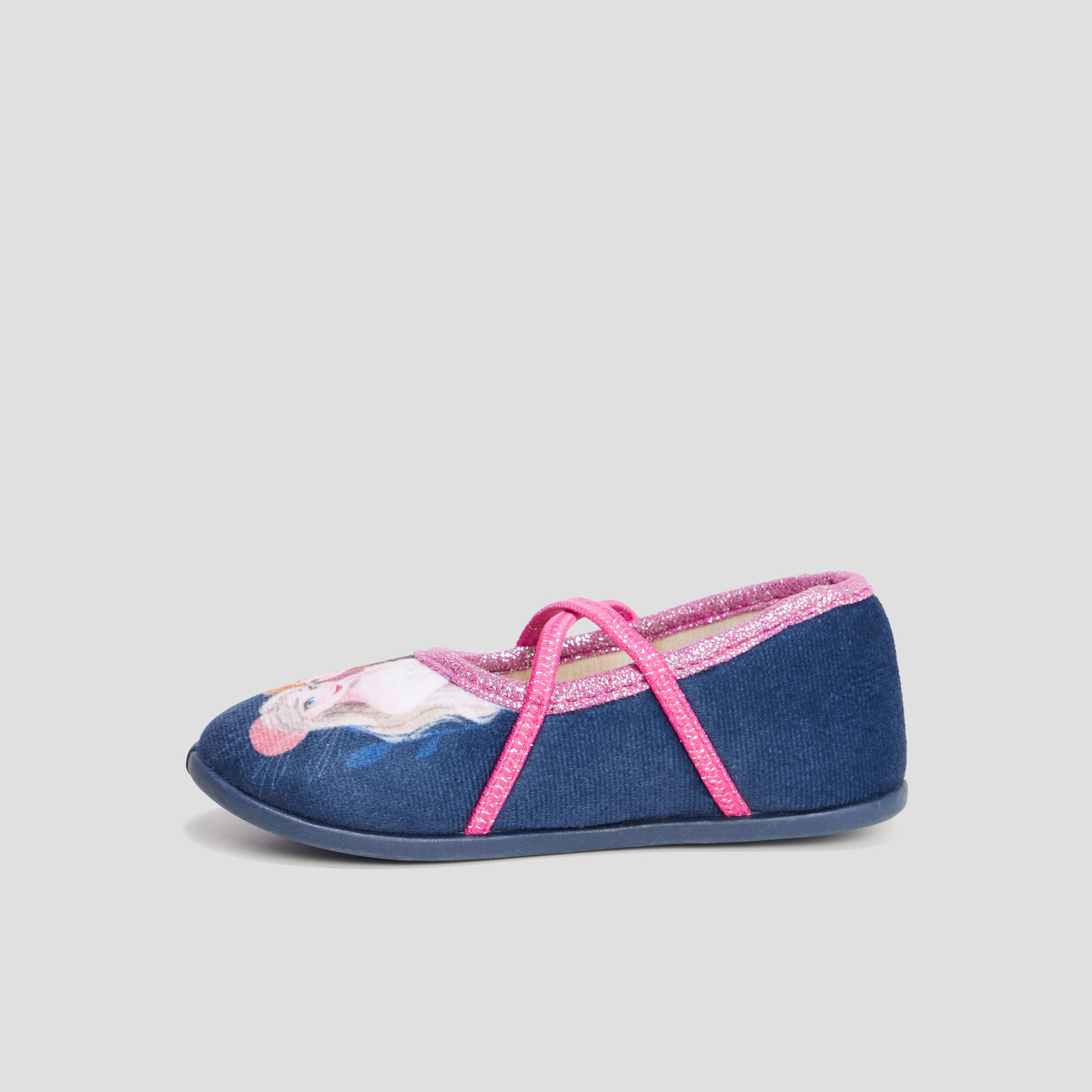Chaussons ballerines Reine des neiges violet fille | La Halle