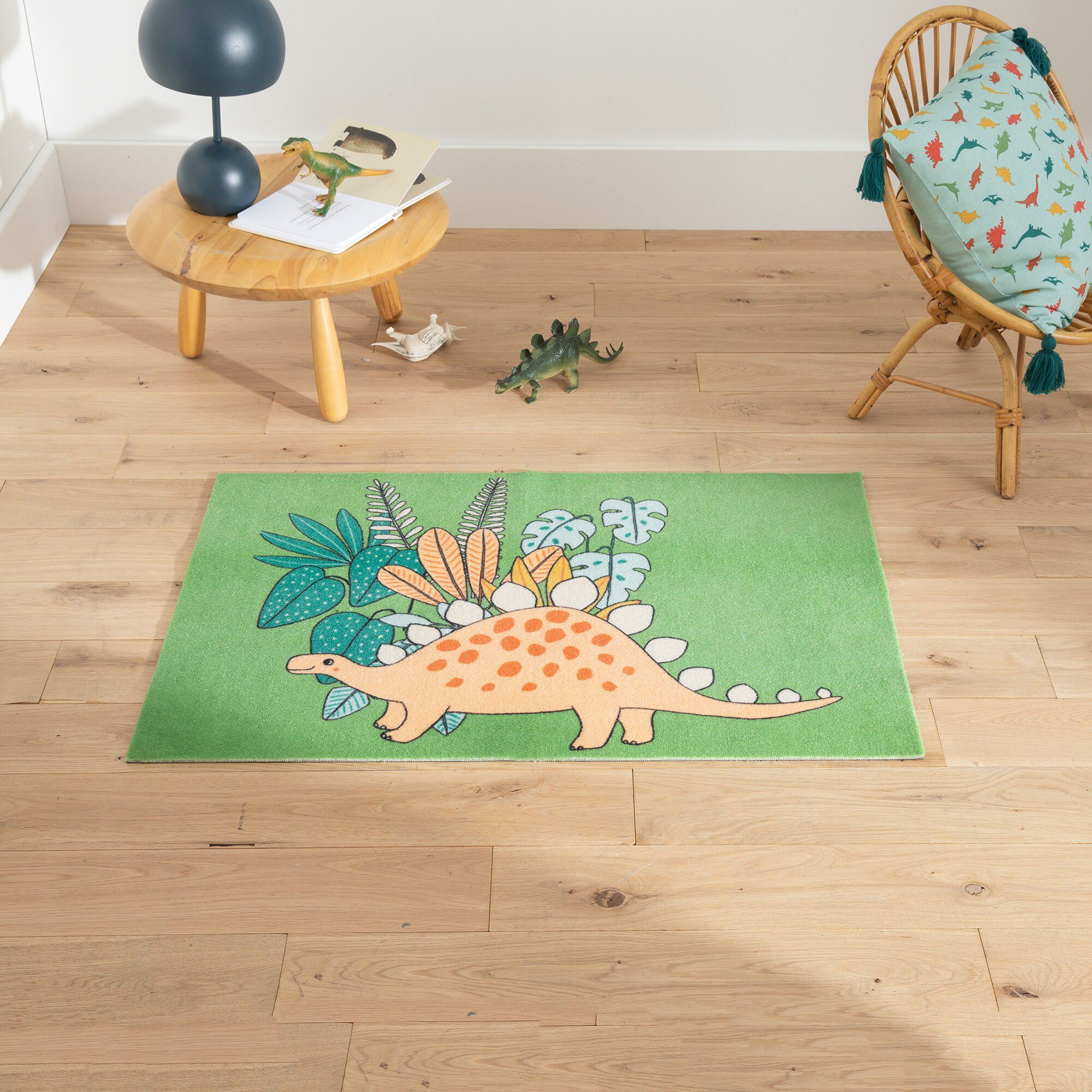 Tapis dinosaure antidérapant