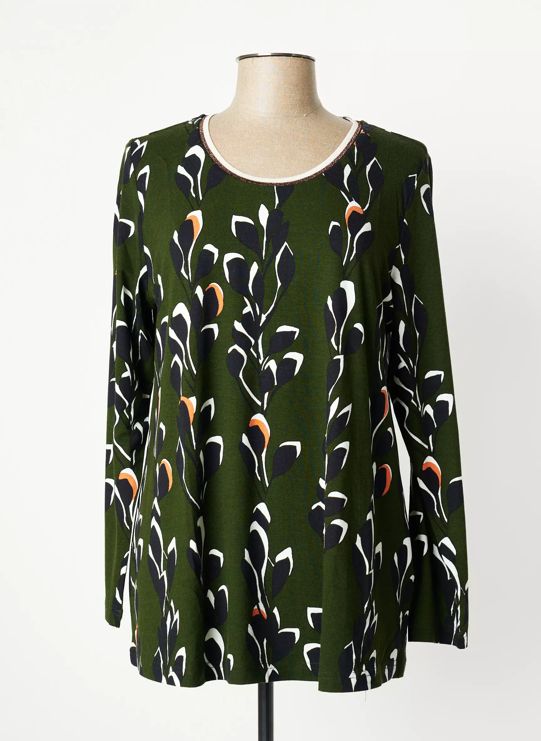Ciso Tuniquemanchelongue Femme couleur vert