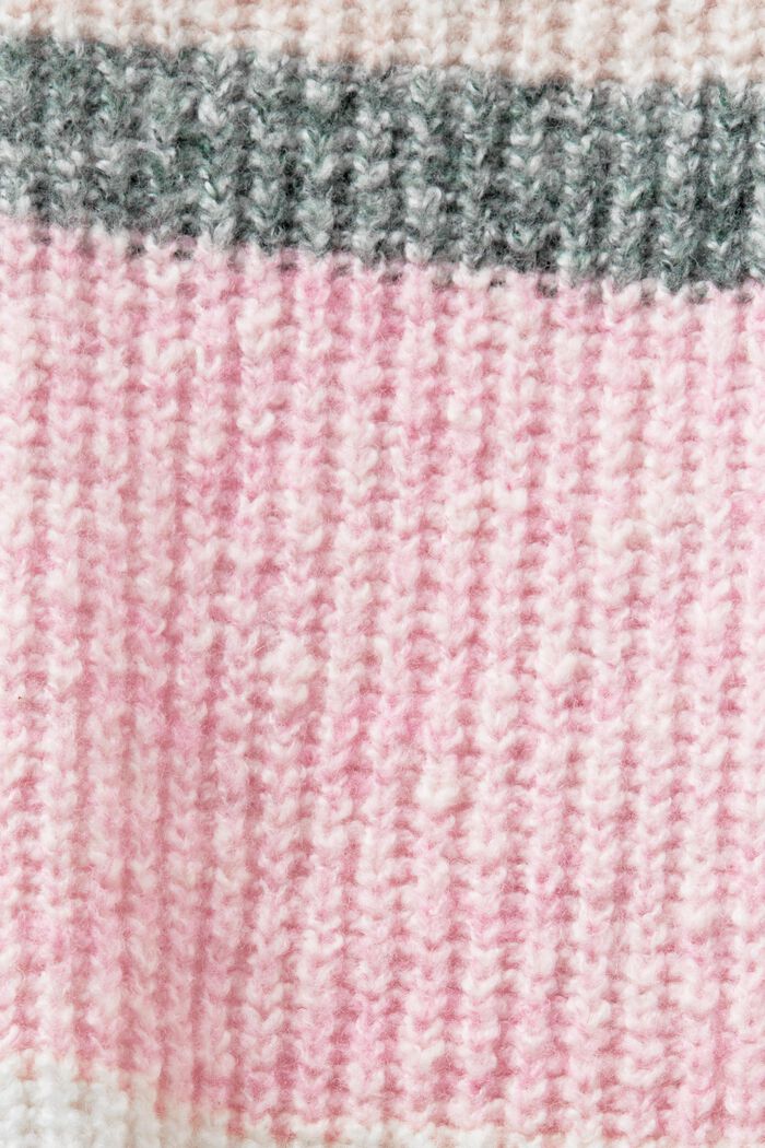 Rippstrickcardigan mit V-Ausschnitt