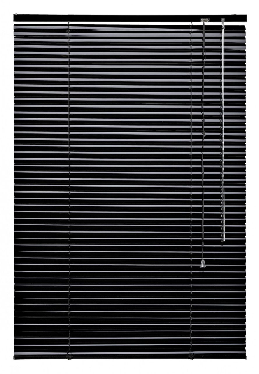 Bella Casa Aluminium-Jalousie, schwarz, 160 x 180 cm