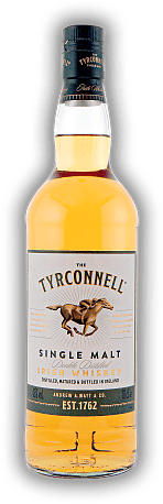Tyrconnell Single Malt 43% Tyrconnell Single Malt 43% Tyrconnell ist schön frisch, malzig und fruchtig, glatt und süß mit zartem trockenen Ende. 0,7	 Liter - Vol 43%