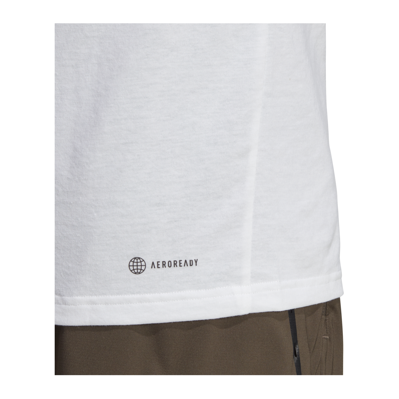 adidas Seasonal Logo Trainingsshirt Weiss Grün