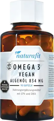 NATURAFIT Omega-3 vegan Algenöl 834 mg Kapseln  90 St  Kapseln