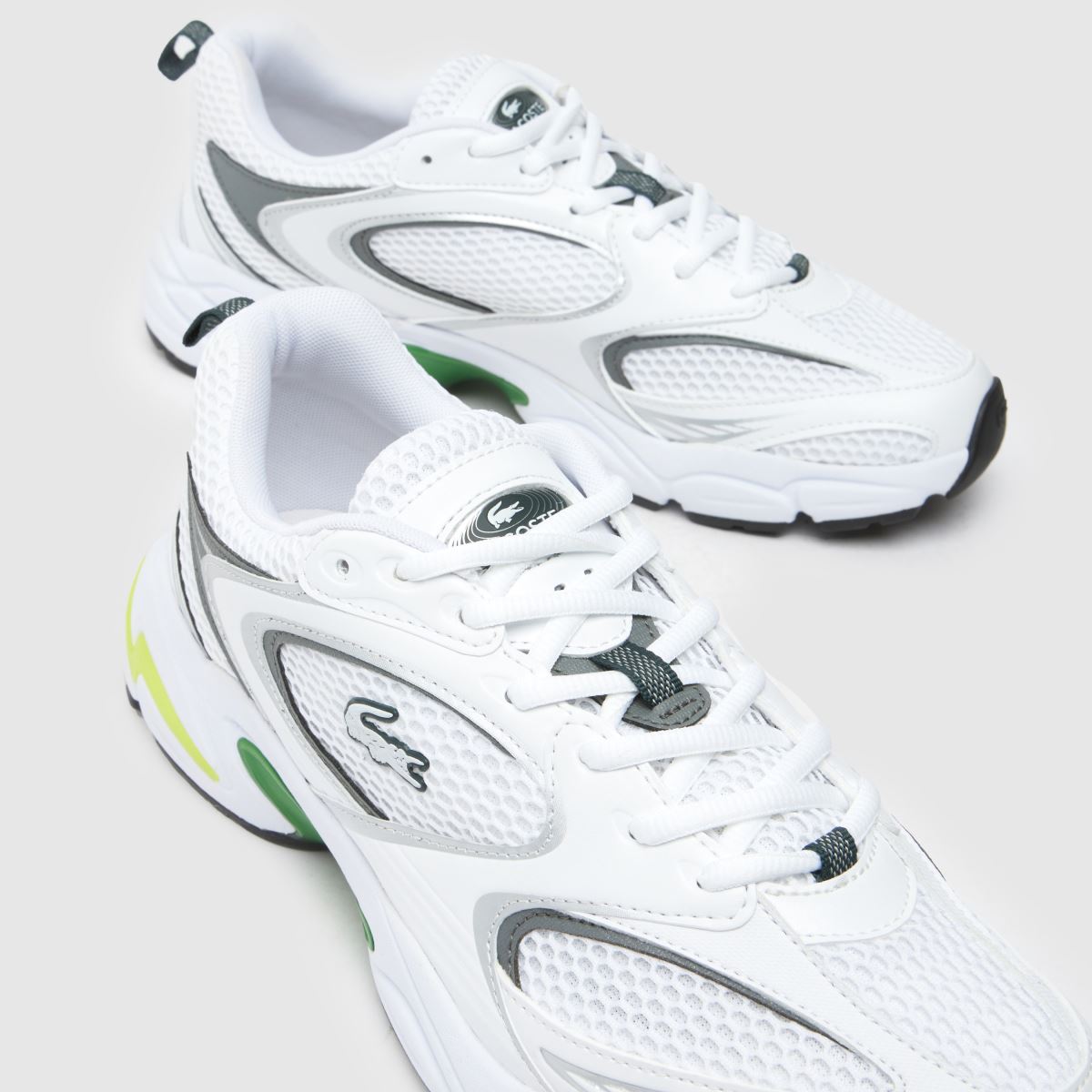 Lacoste Storm 96 2k – Vitt och grönt – Sneakers