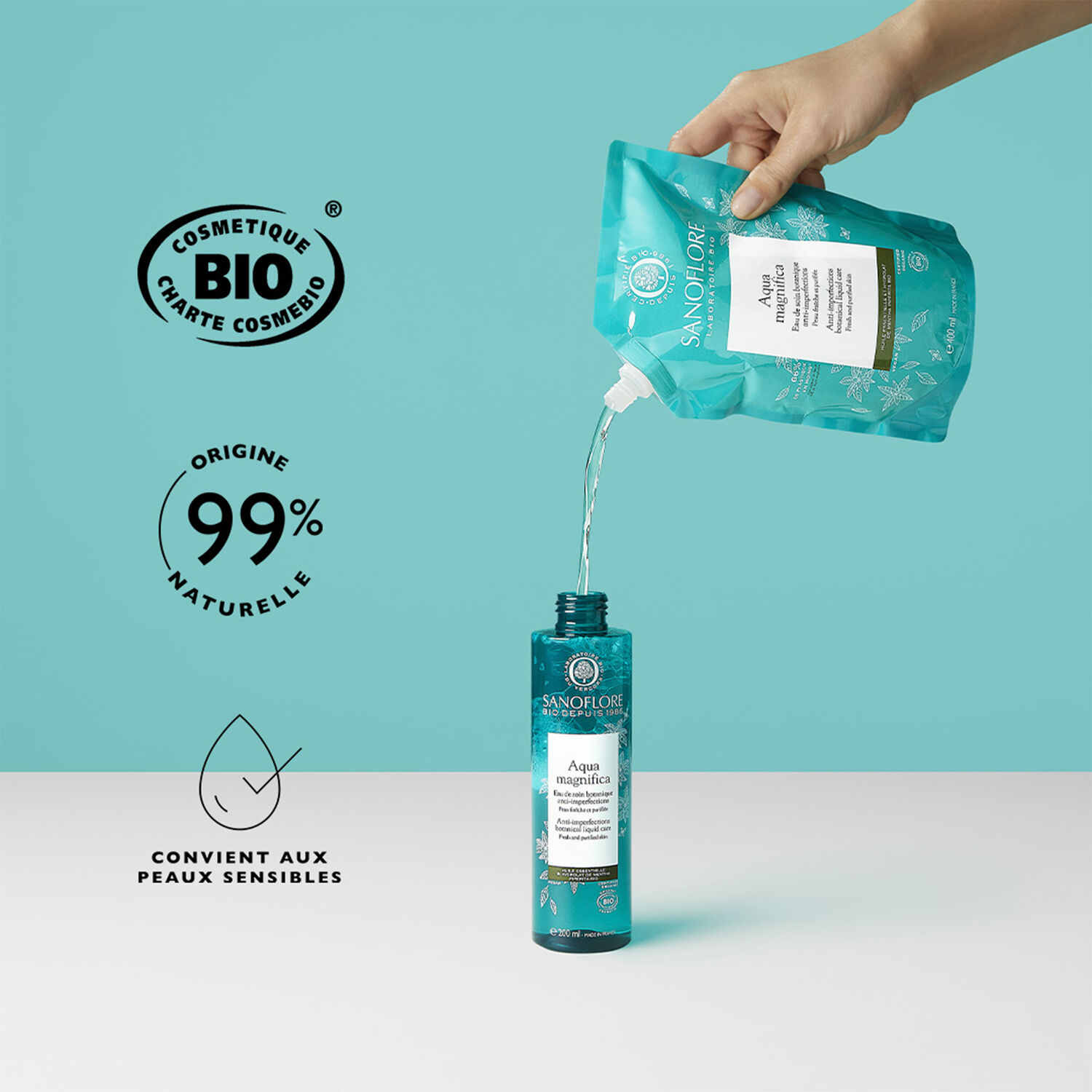 Sanoflore Aqua Magnifica Eau de Soin Botanique Anti-Imperfections