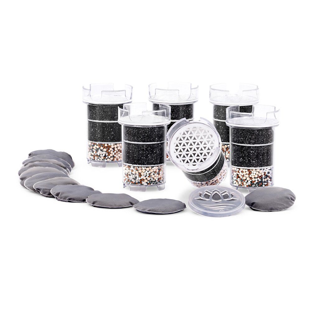 Lotus Vita Wasserfilter Filterkartuschen Jahres-Paket für Filterkannen Natura Plus