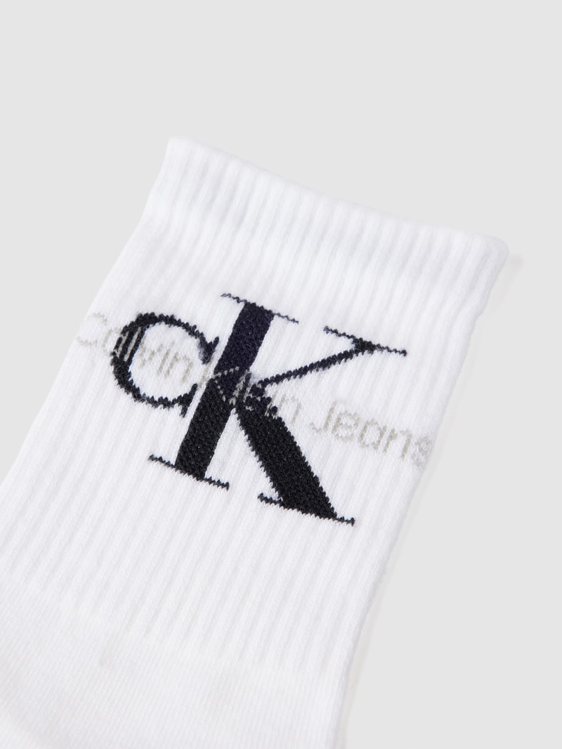 Socken in Ripp-Optik in weiss