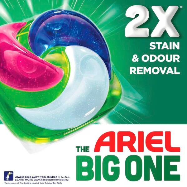 Ariel The Big One pyykinpesuainekapselit 80 kpl