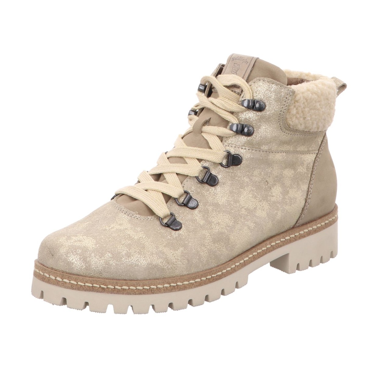 WALDLÄUFER Schnür-Stiefeletten beige Hanako
