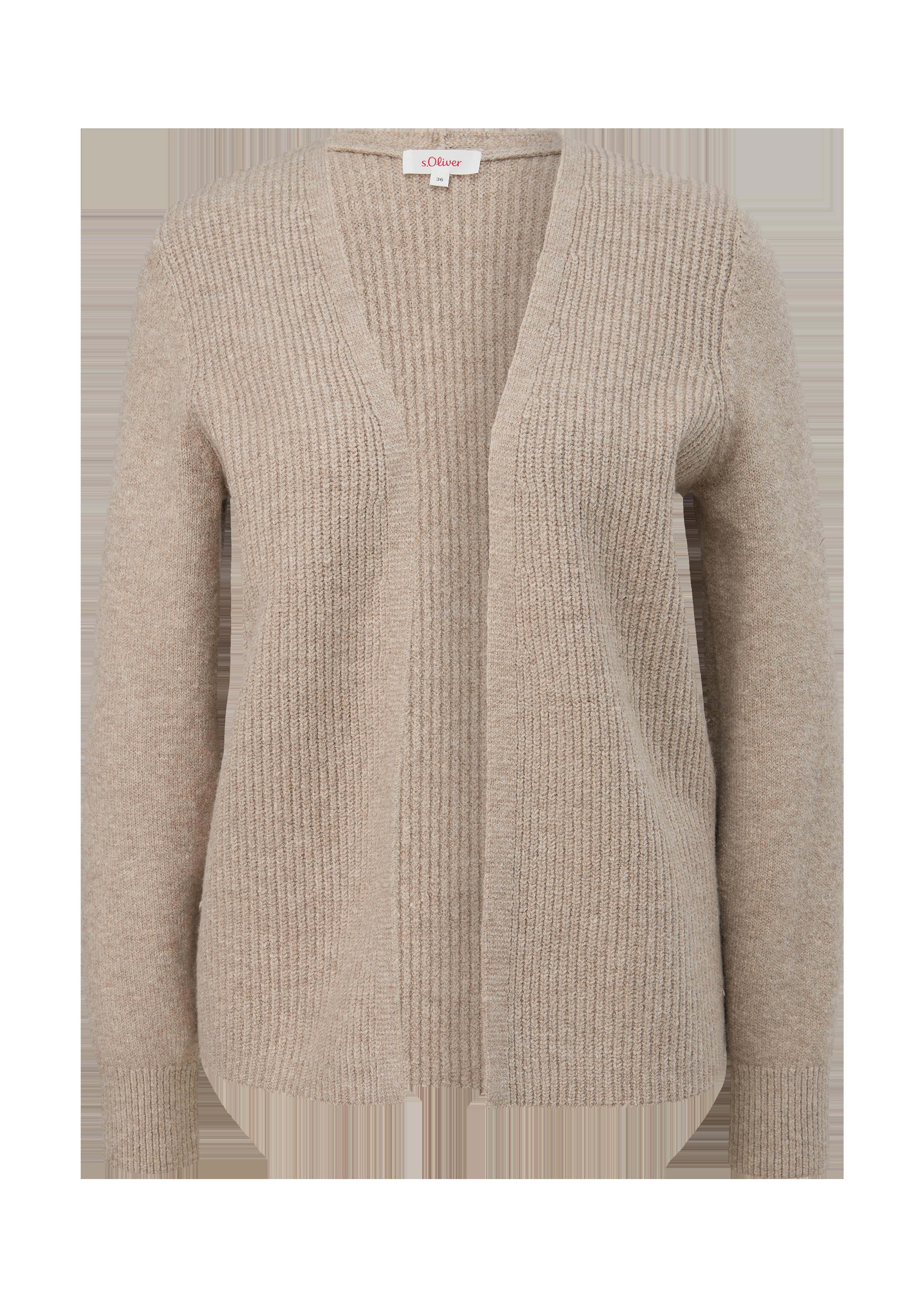 Strickjacke aus Wollmix  2134366-82W2