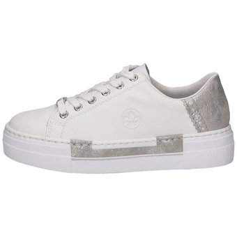 Rieker Plateau Sneaker in weiß