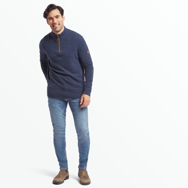 KANGTEGA QUARTER ZIP SWEATER Herren - Wollpullover
