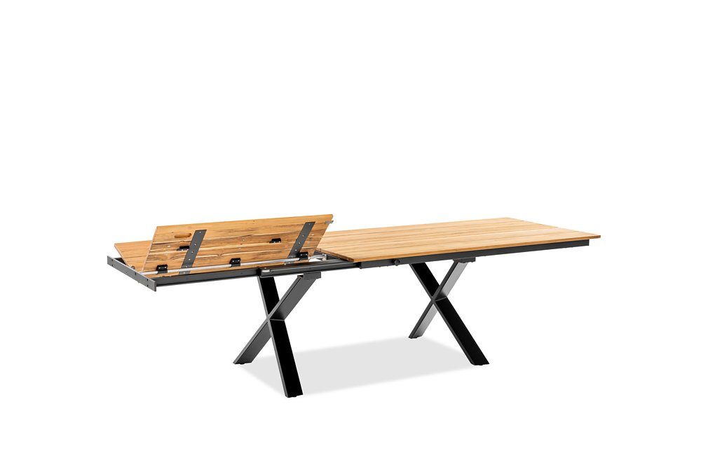 NIEHOFF GARDEN Gartentisch Niehoff Nolan Tischplatte aus massiven Teakholz geölt - (1)