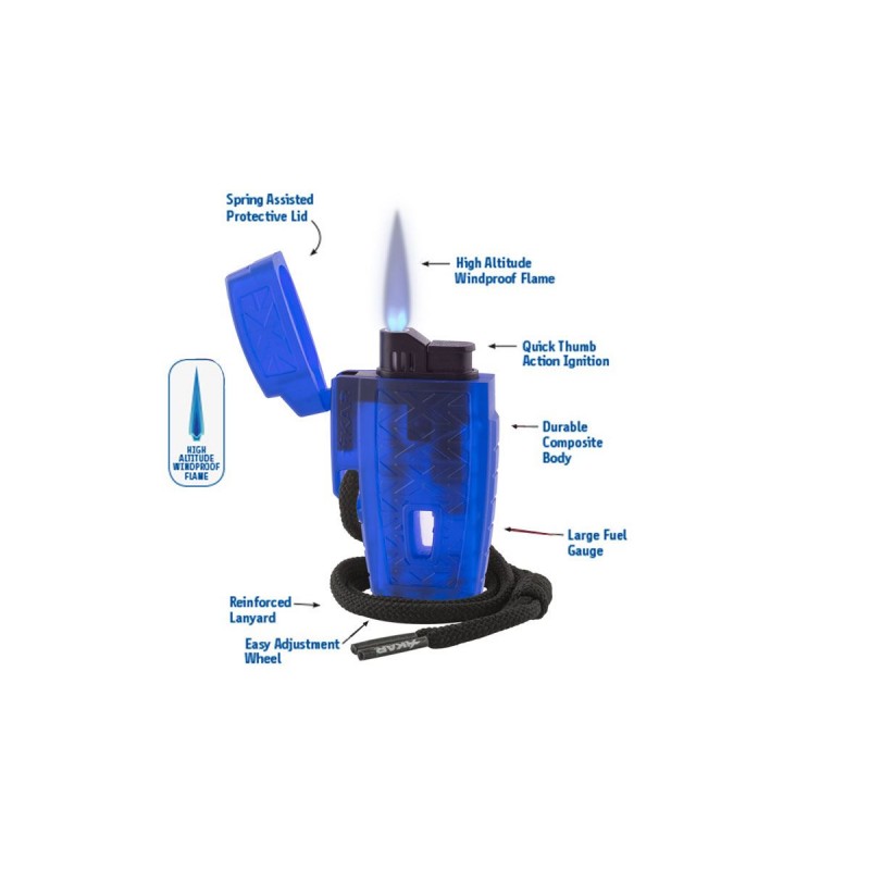 Feuerzeug Jetflamme, Stratosphere blue, Xikar