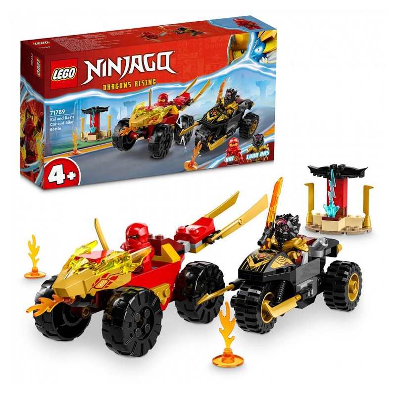 71789 Le combat en voiture et en moto de Kai et Ras, LEGO Ninjago