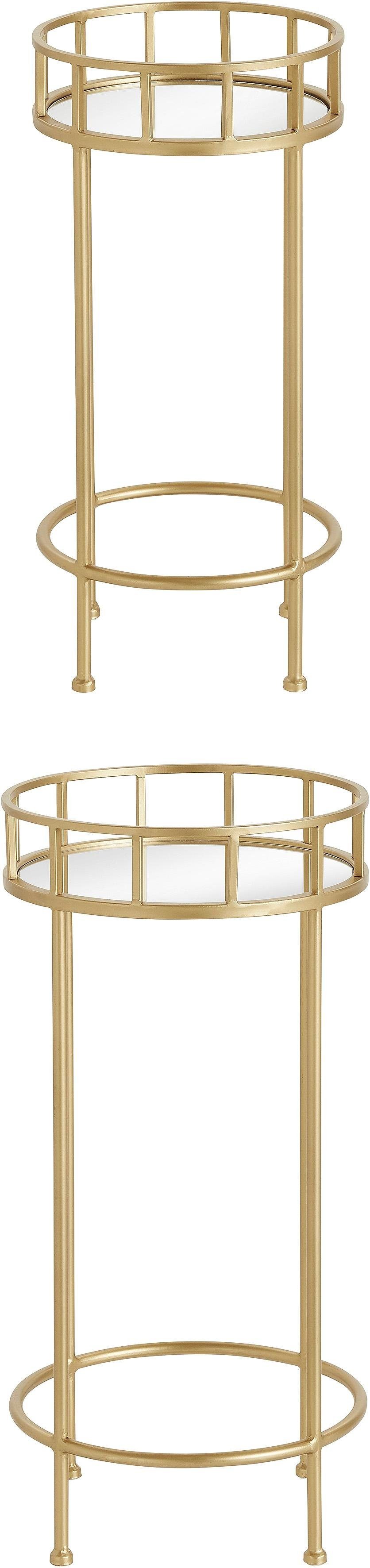 Leonique Beistelltisch (Set, 2-St., 2er-Set), mit Spiegelfläche