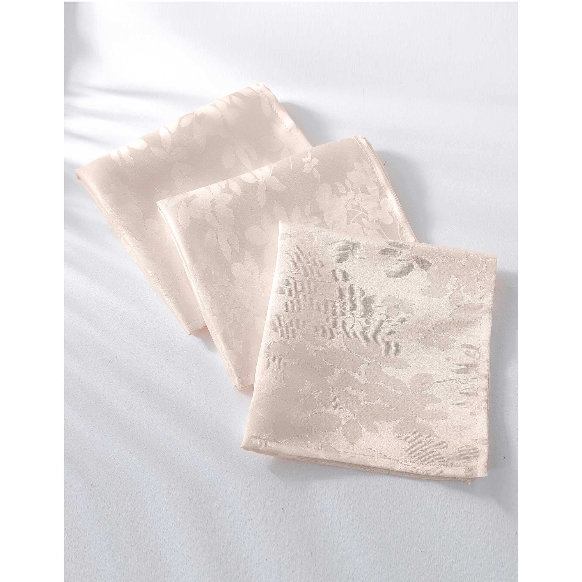 Nappe damassée feuillages Colombine