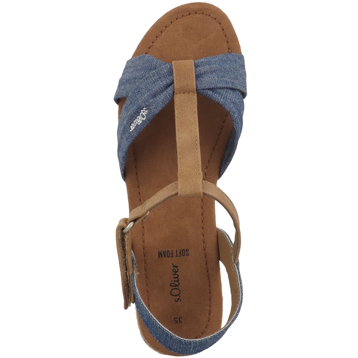 s.Oliver 5-48211-28 Sandale blau