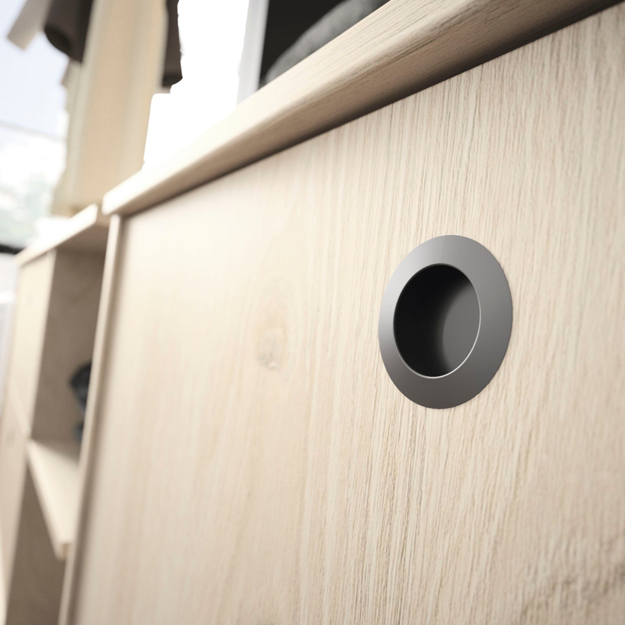 Gami Jugendzimmer-Set Duplex, (6-St., Bett, 2x offenes Schranksystem, Schreibtisch, Kommode, Hochbett)