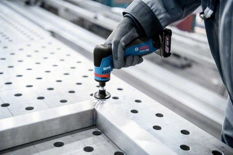 Bosch Blue 06013A7000 GWG 12V-50 tiesusis šlifuoklis be akumuliatoriaus ir įkroviklio