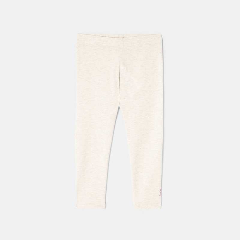 Legging bébé fille jersey beige chiné Catimini