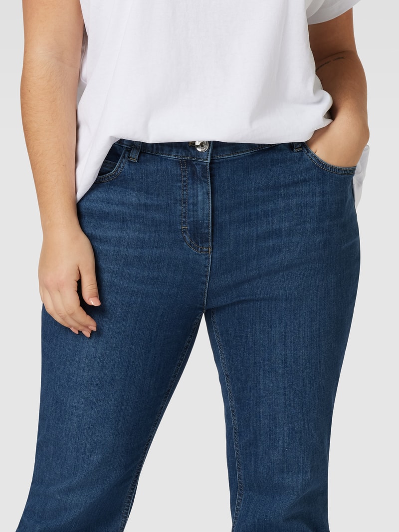 Flared Jeans im 5-Pocket-Design Modell 'JAN' in jeans