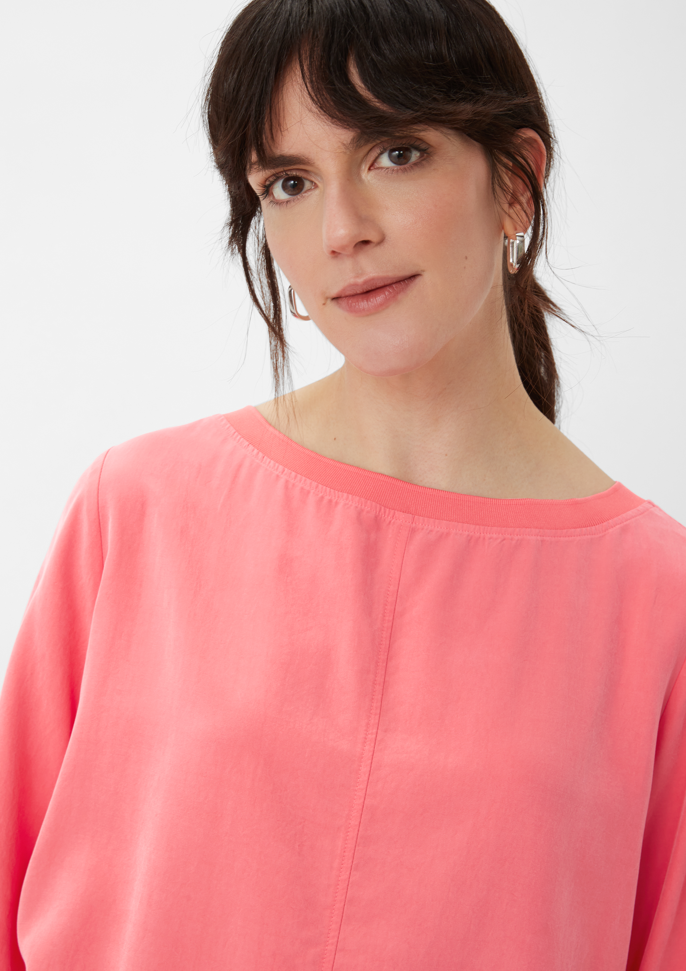 3/4-Arm-Bluse aus Modal - pink