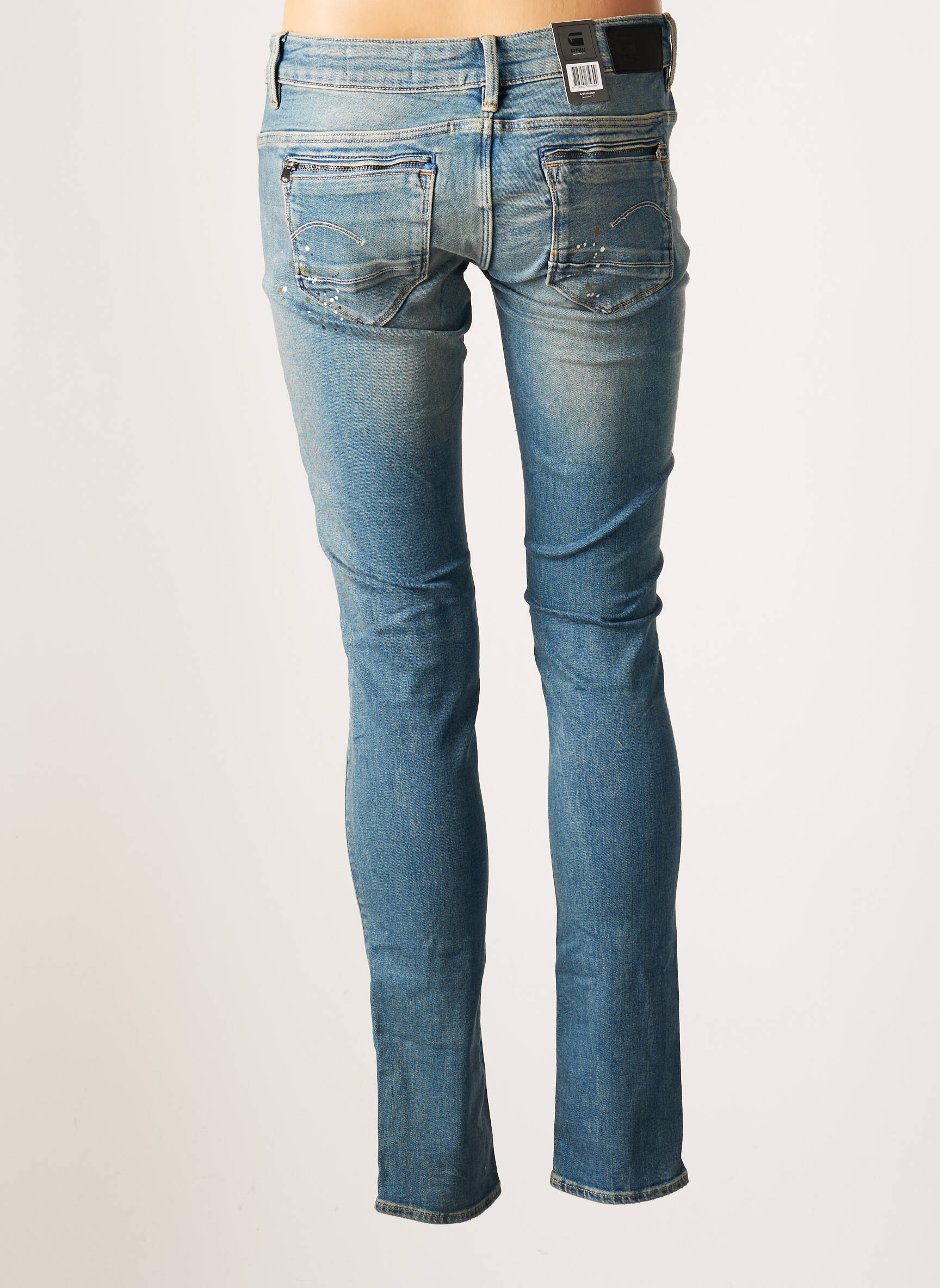 G Star Jeans Skinny Femme couleur bleu