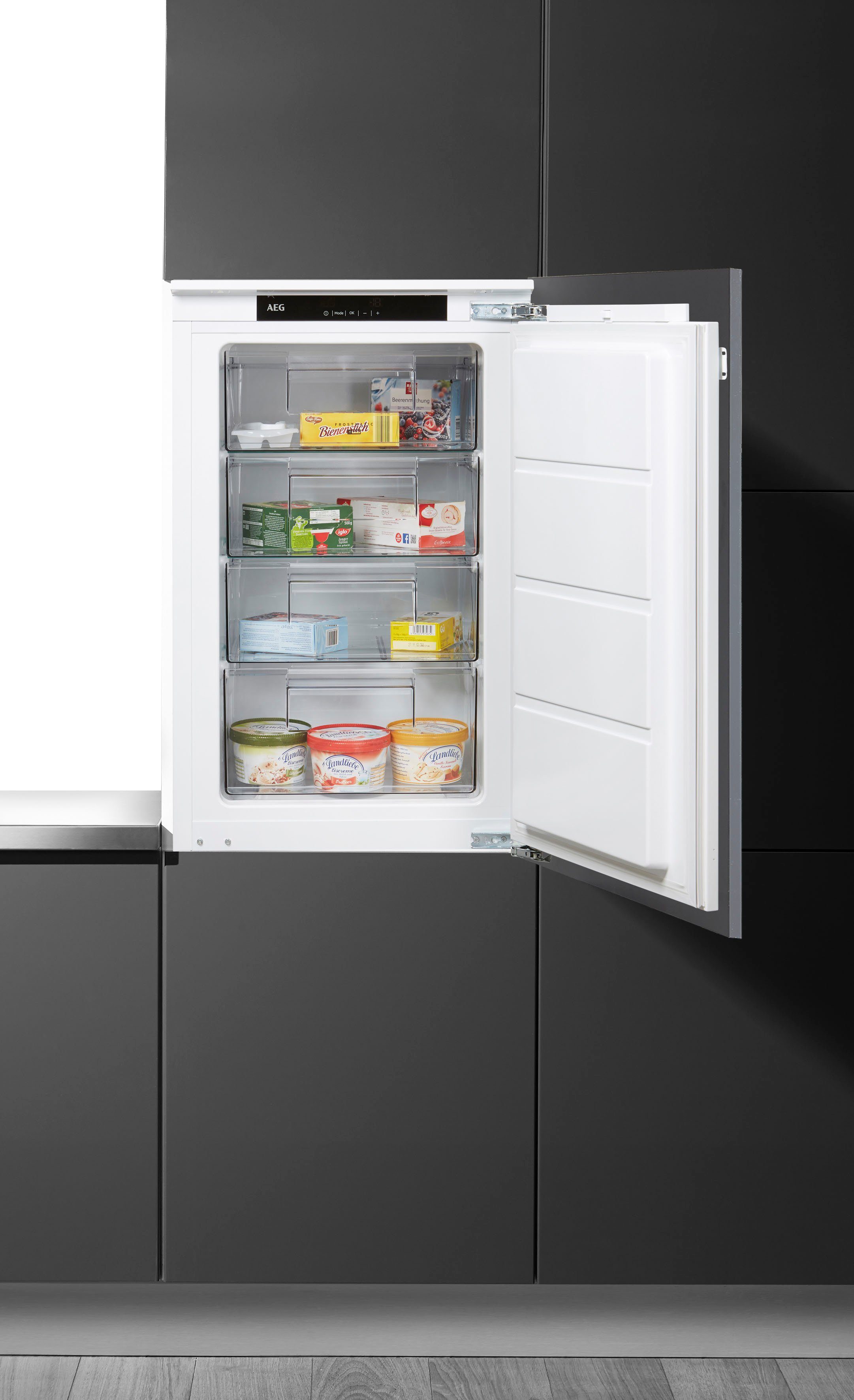AEG Einbaugefrierschrank ABE888E1LF, 87,3 cm hoch, 55,6 cm breit