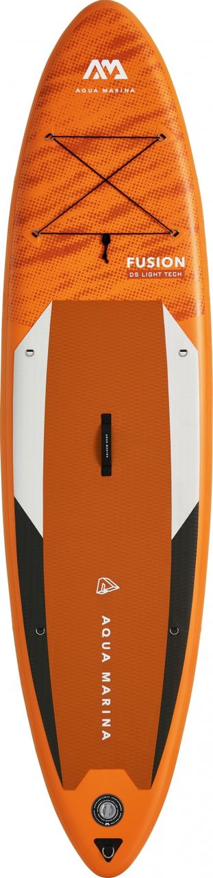 PureHaven Aqua Marina All-Around SUP Board 330x81cm Reißverschlussrucksack Double Action-Pumpe LIQUID AIR Paddel Einschub-Mittelfinne Sicherheitsleine Orange