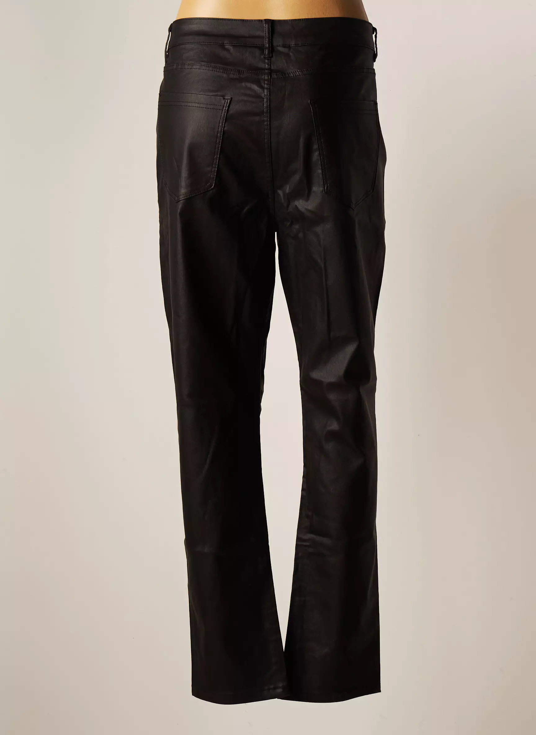 Novo Creation Pantalons Slim Femme couleur noir
