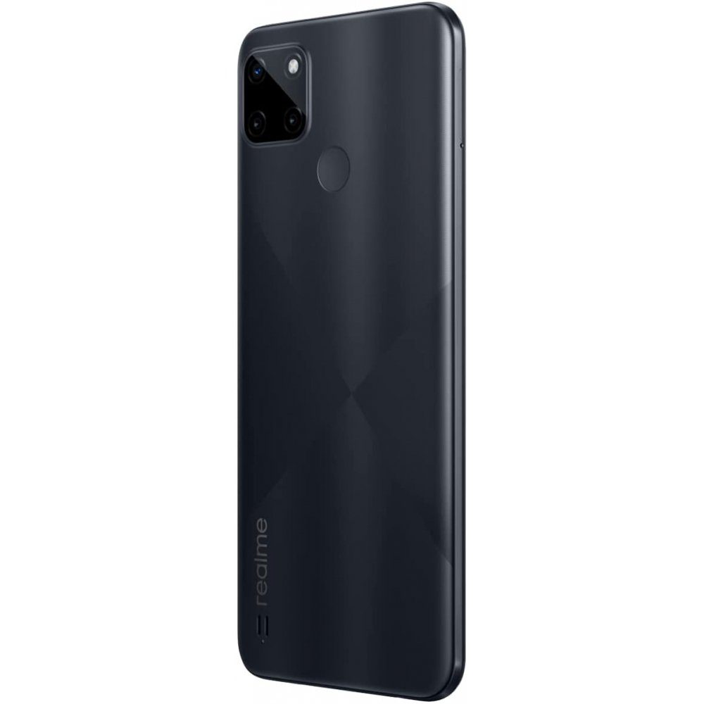 Realme C21-Y 32 GB / 3 GB - Smartphone - cross black Smartphone (6,5 Zoll, 32 GB Speicherplatz)