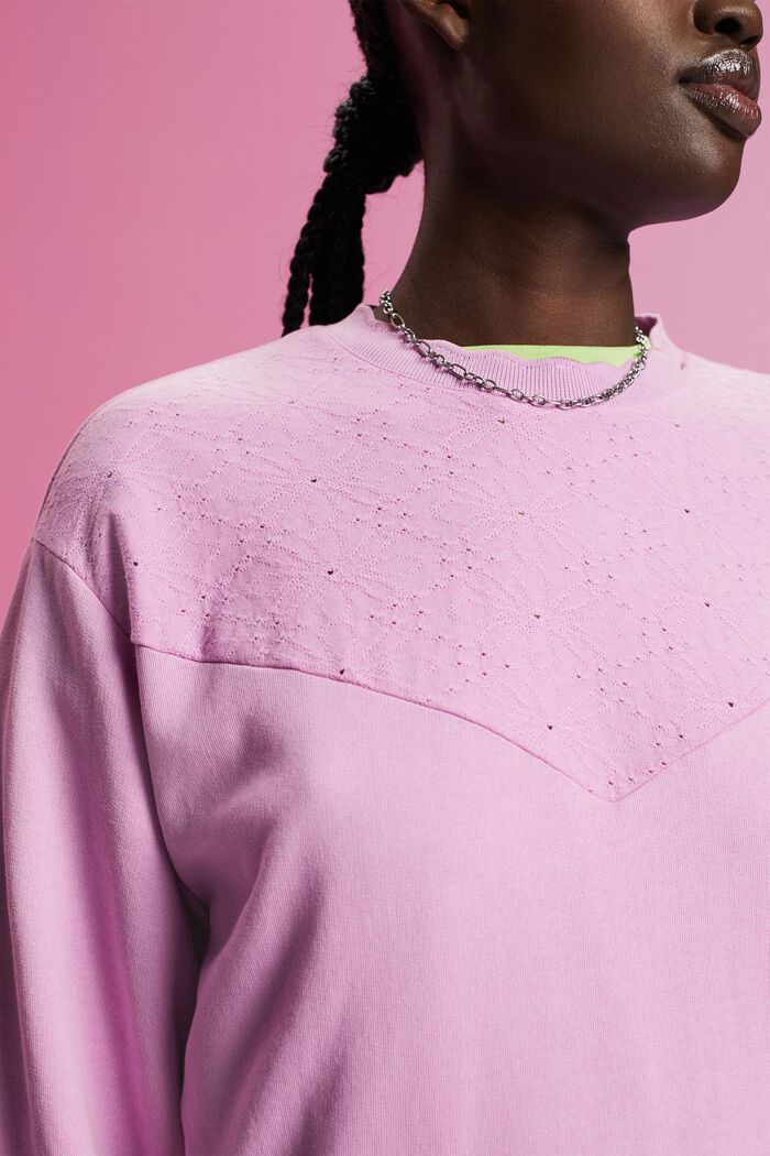 Sweatshirt mit Stickerei